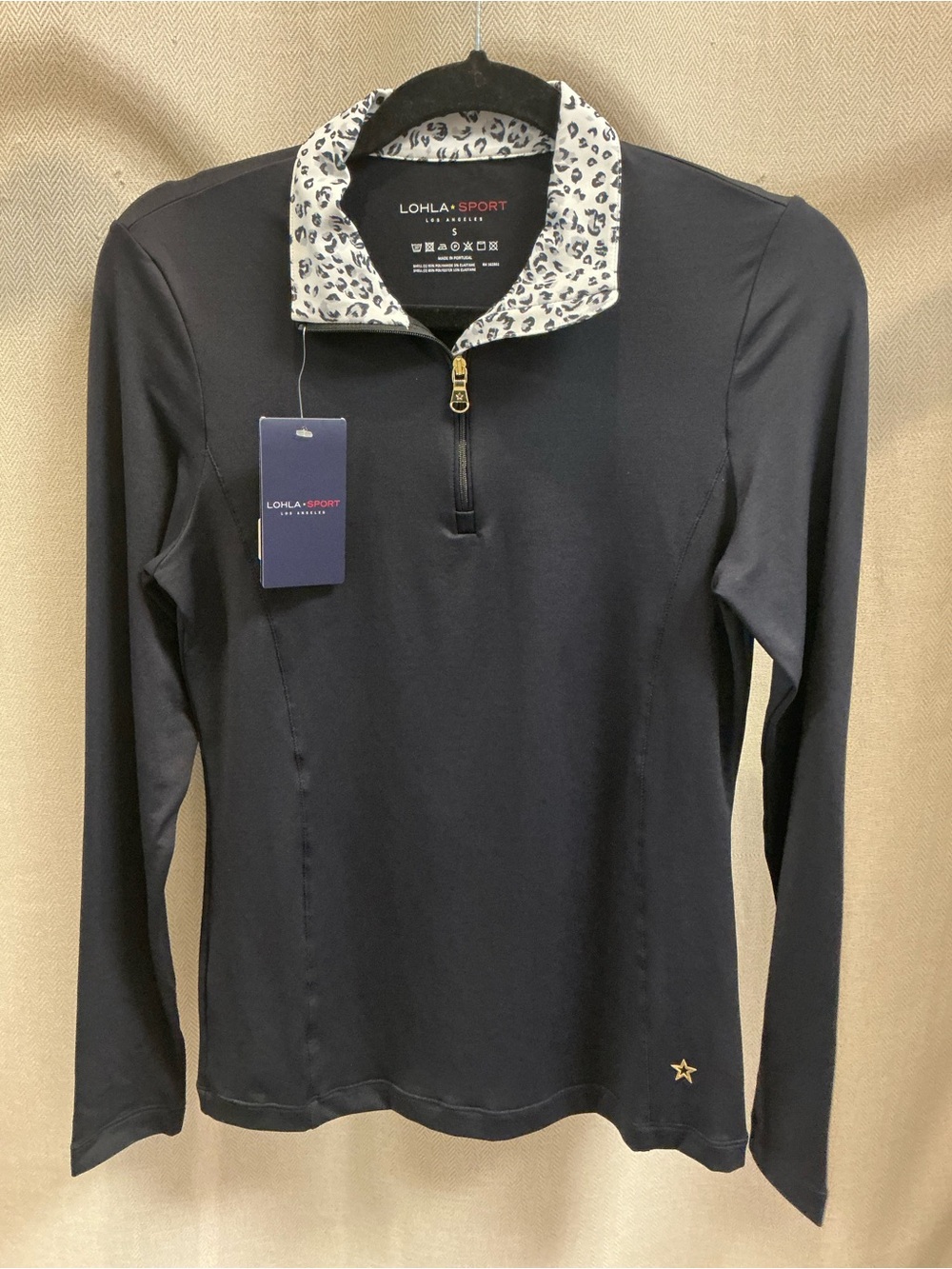 Lohla Sport The Sally Slightly Printed Top Black